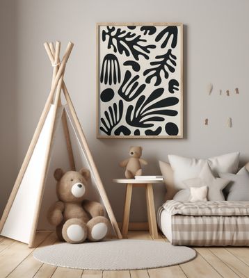 Henri Matisse Black Algae Collection #3