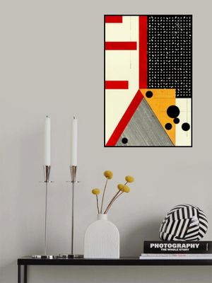 Bold Red Lines and Black Dots