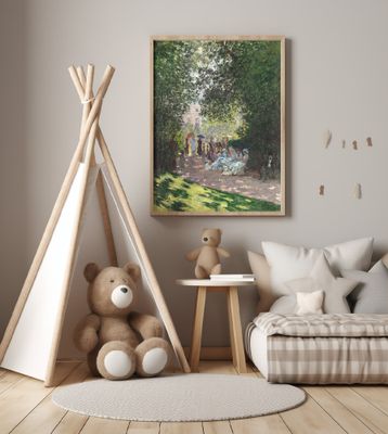 The Parc Monceau (1878) By Claude Monet