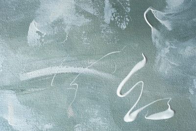 Green and White Acrylic