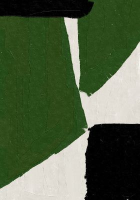 Abstract Green Shapes
