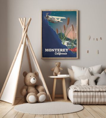 Monterey California Travel Poster