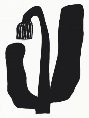 Minimalism Ink Flower