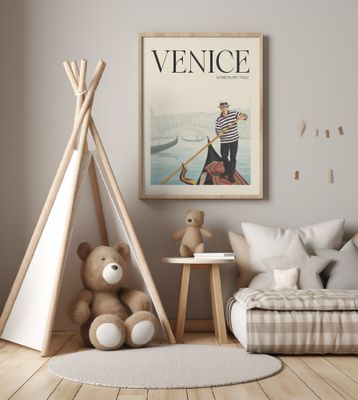 Venice Travel Poster