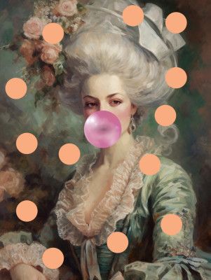 Marie Antoinette Bubble Gum Dots