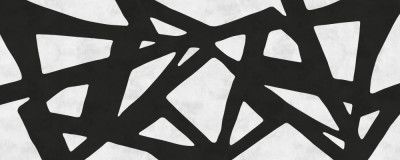 Black Geometric Shapes Intertwined