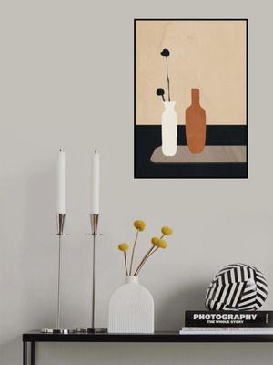 Vases With Stylized Leaves