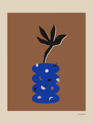 Bold Blue Vase