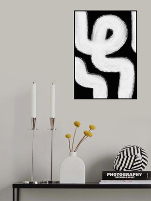 Abstract brush stroke