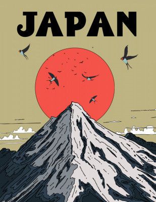 Japan Travel Poster