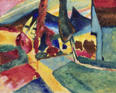 Landscape With Two Poplars (1912)