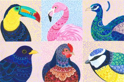 Decorative Bird Patterns