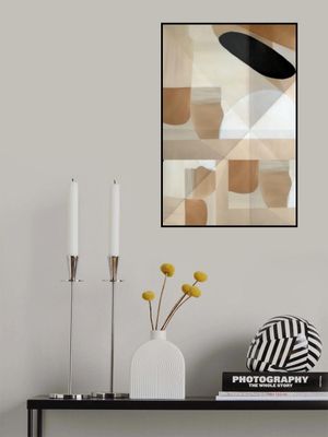 Abstract Copper Neutral Tone Painting 3