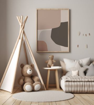 Organic Shapes in Earthy Tones