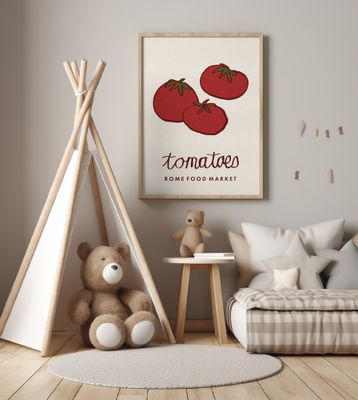 Food Art - Tomatoes Rome Food Market