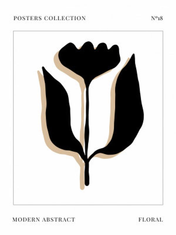 Bold Floral Silhouette