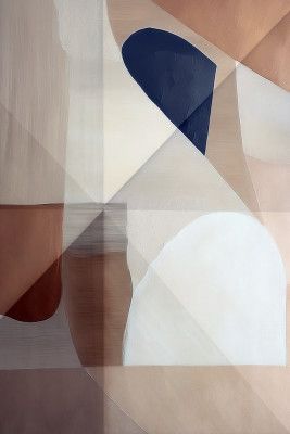 Abstract Copper Neutral Tone Painting 1