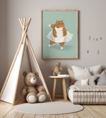 Ballet Cat - 'I can do anything I dream of'