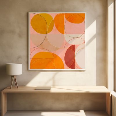 Mid Century Curry Yellow Blush Spring