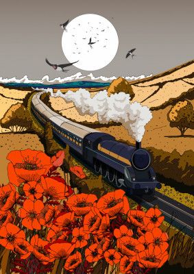 Vintage Steam Locomotive