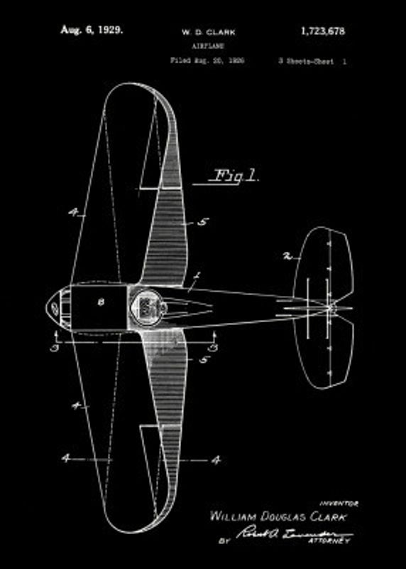 Airplane Patent 1929