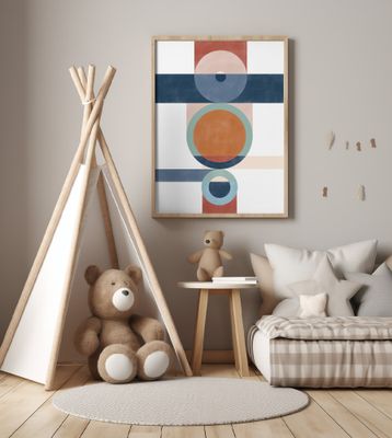 Geometric Shapes With Circles And Rectangles