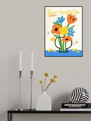 Vibrant Flowers In A Vase
