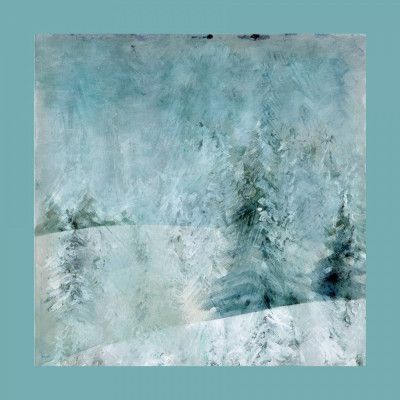 Winter Scene: Christmas Tree Vintage Style 3