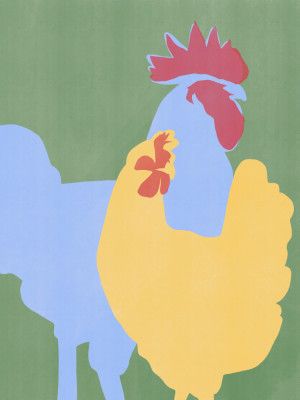 Bold Rooster Silhouette