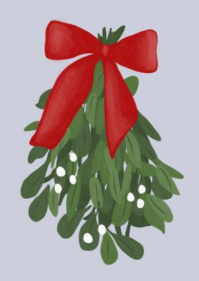 Festive Mistletoe Charm