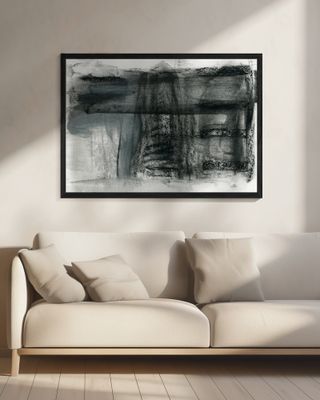Abstract Charcoal Monochrome 1