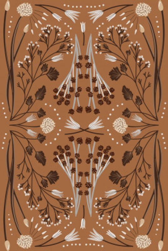 Folk Mirrored Botanicals - Earth Tones