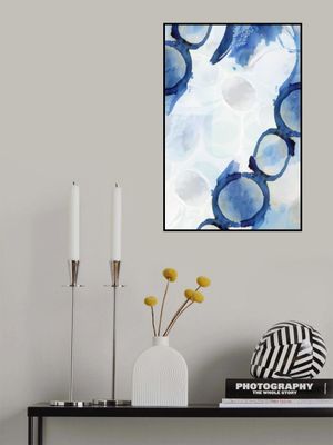 Blue Abstract Swirls 3