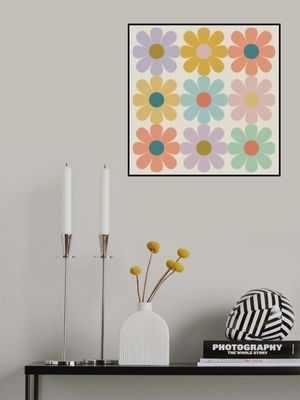 Nine Colorful Flowers