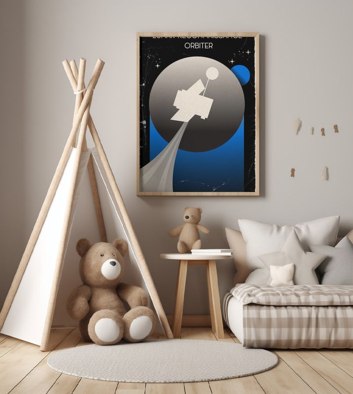 Lunar Reconnaissance Orbiter Space Art