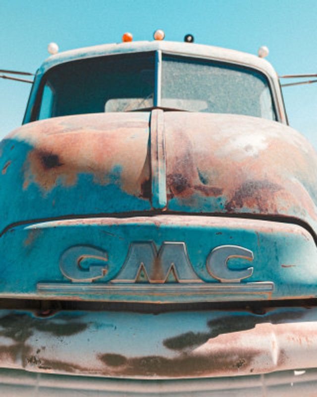 Vintage Rusted GMC Truck