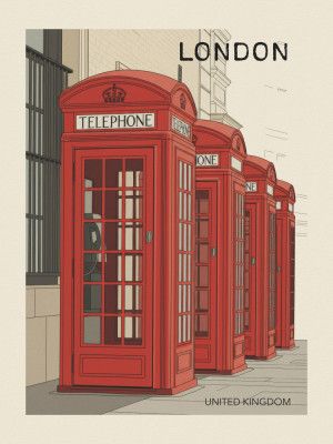 London Travel Poster