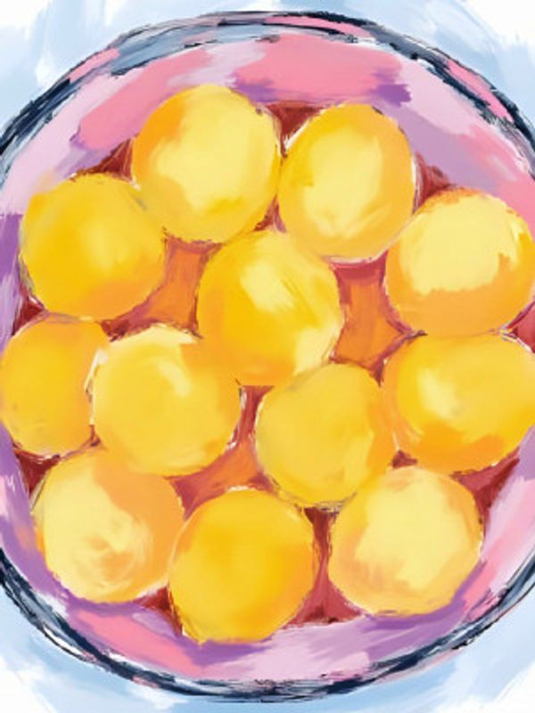 Yellow apricots