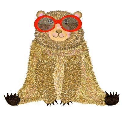 Bear with Red Sunglasses
