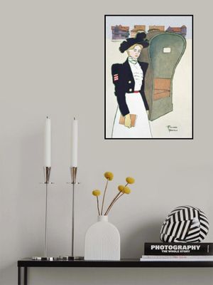 Woman Holding Book (ca. 1890–1907)