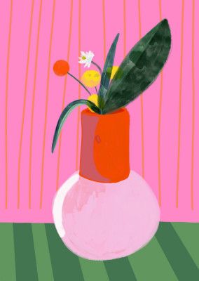 Vibrant Vase Display