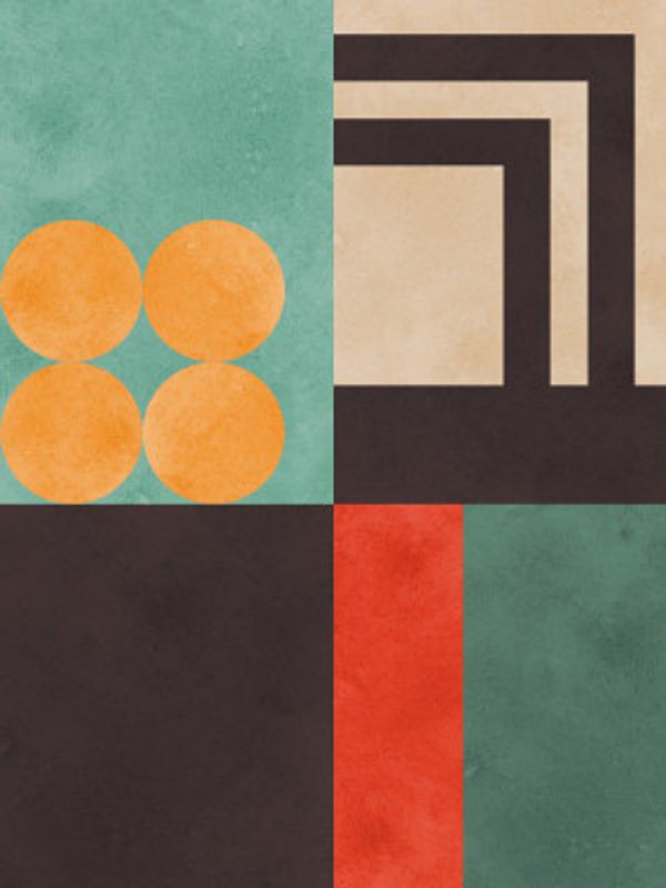 Colorful geometric composition 5