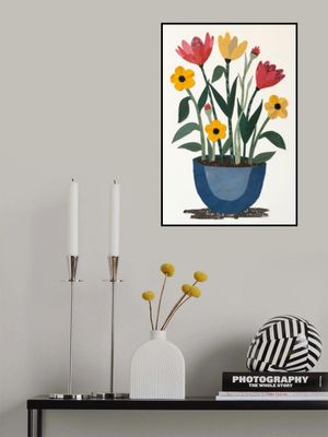 Potted Florals Colorful Flowers