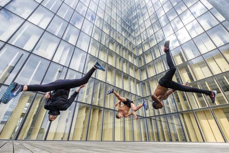 Tricking with Ahmed Chouikhi, Mehdi Harhad &amp; Kévin Cétout