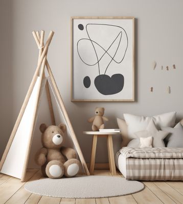 Expressionist forms and lines 13