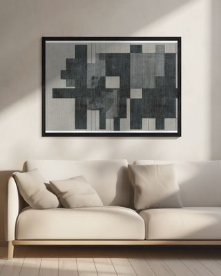 Mid Century Modern Composition in Grayscale