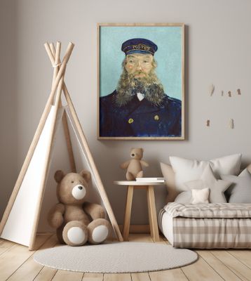 Vincent Van Gogh's Portrait of Postman Roulin (1888)