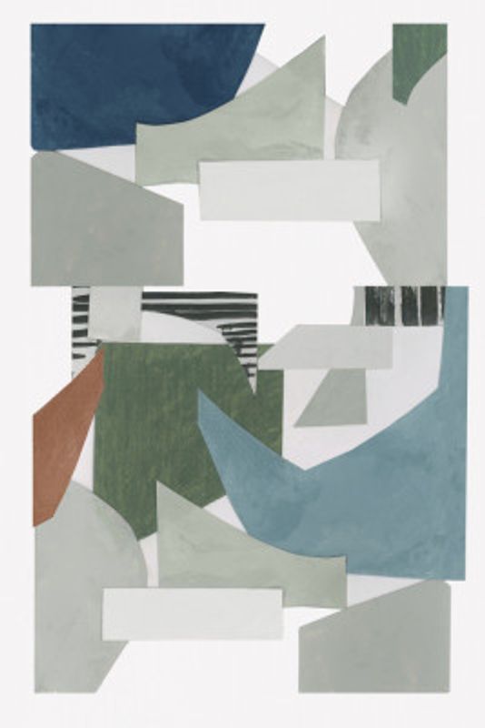 Neutral Geometric Print No 2