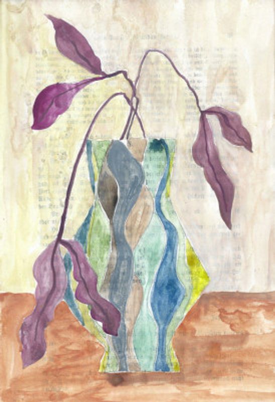 Curved Vase Elegance