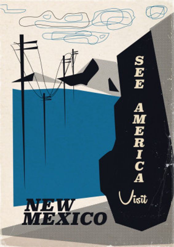 New Mexico Travel Poster